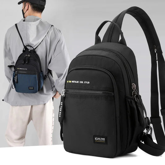 Bandolera multiusos informal para hombre | Compañero de viaje perfecto