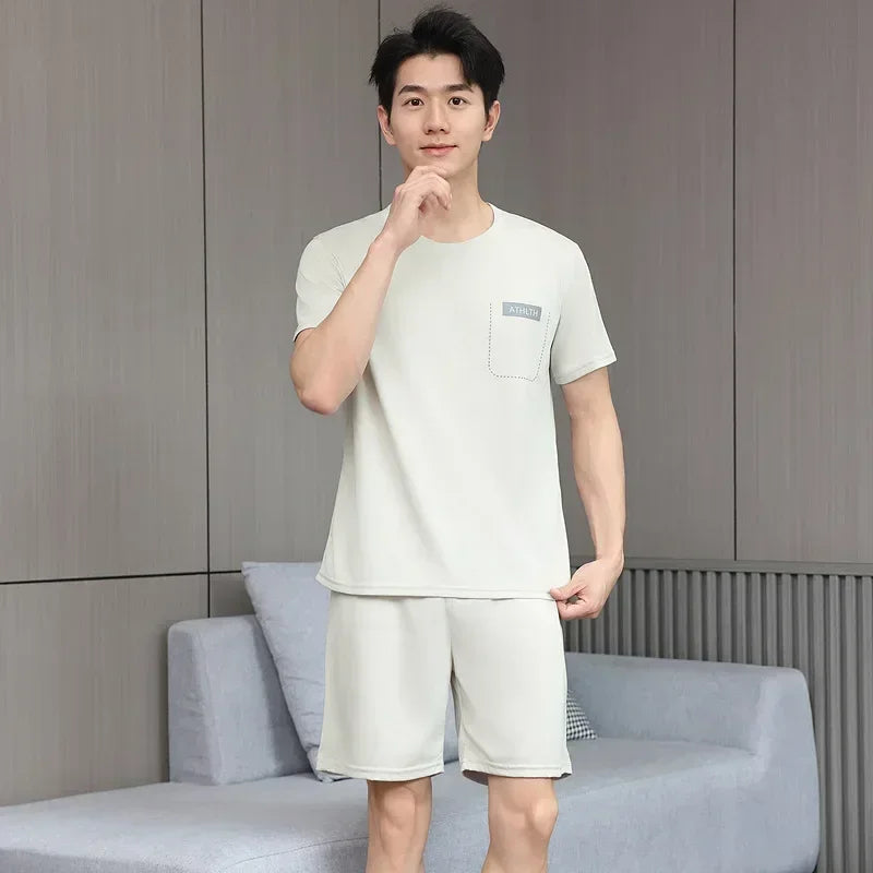 Men's Summer Pajamas | Cool & Comfortable Short-Sleeve Sleepwear