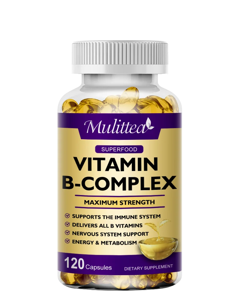 3X Complex Vitamin B Supplements for Stress Relief & Energy Support