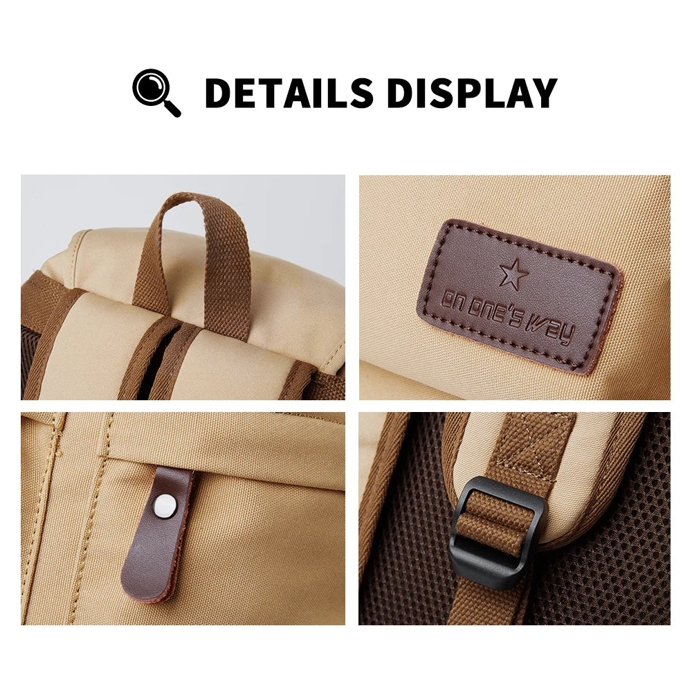Vintage Large Capacity Backpack for Laptops | Durable Casual Bag