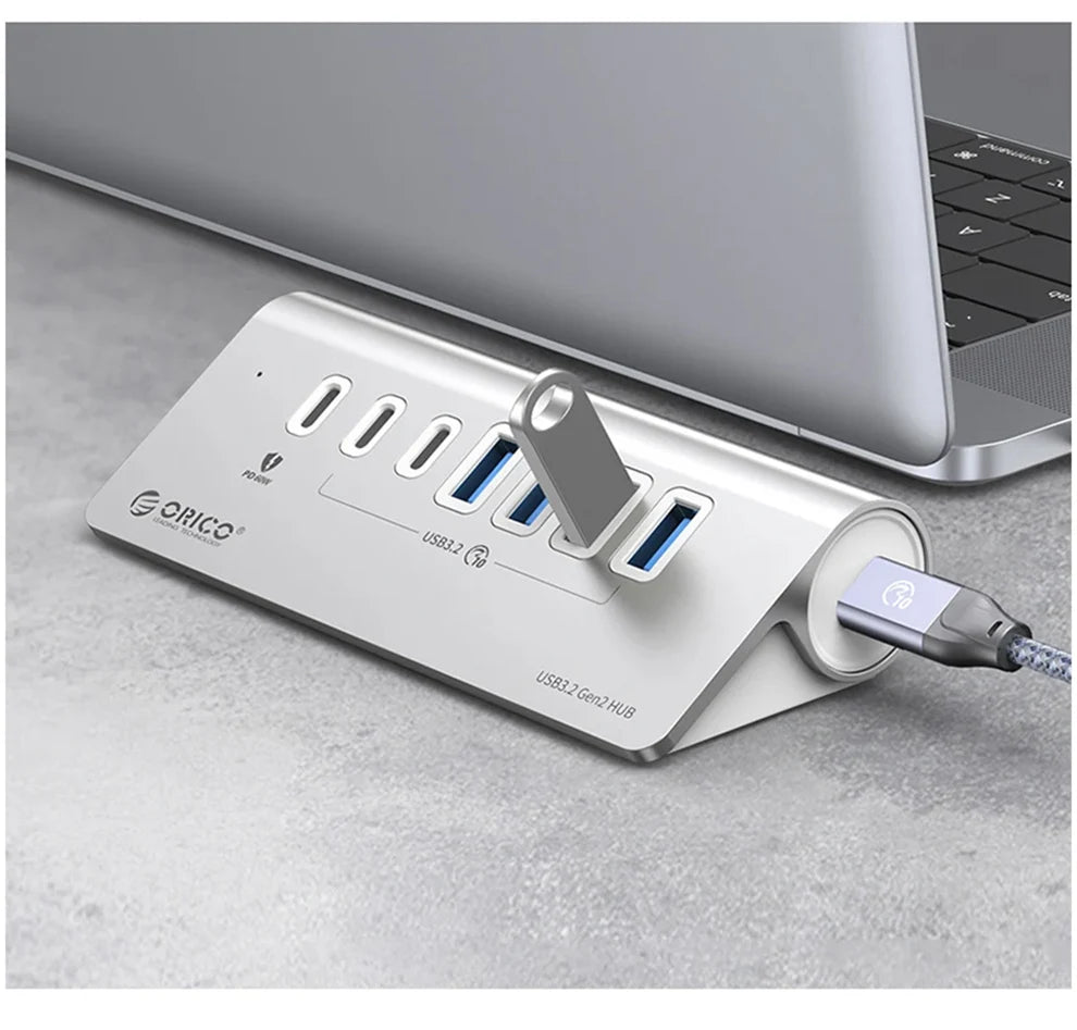 10Gbps USB 3.2 Docking Station Hub | Fast Charging & Multi Ports