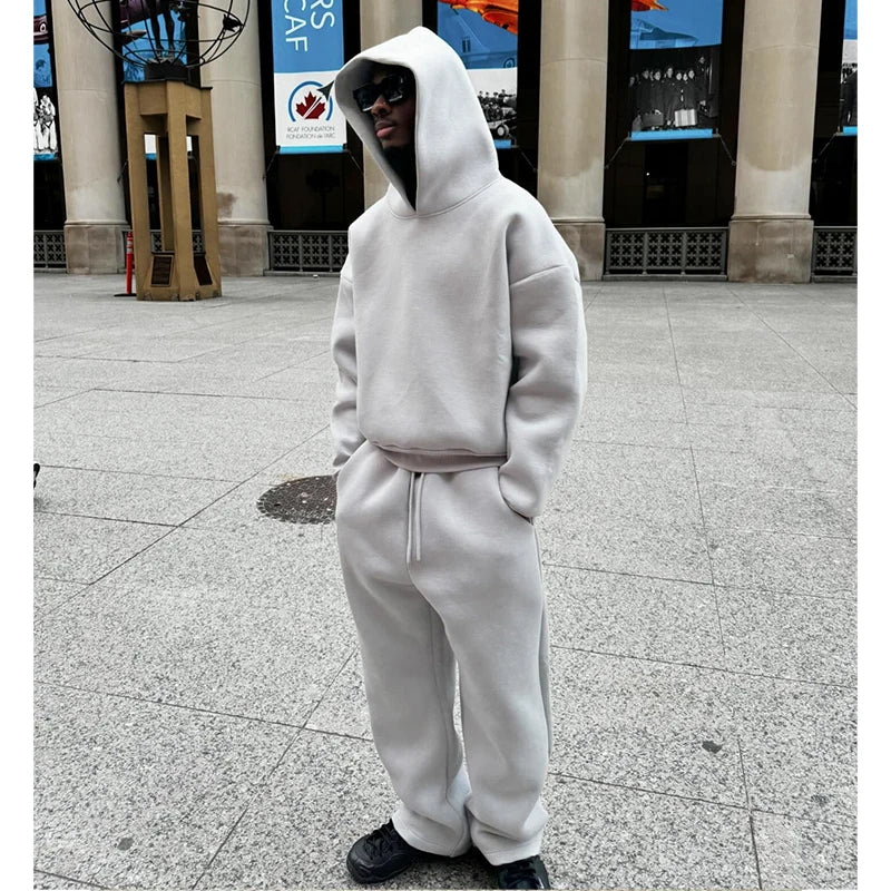Men's Solid Color Hoodies | Casual Gothic Sweatshirt for All Seasons