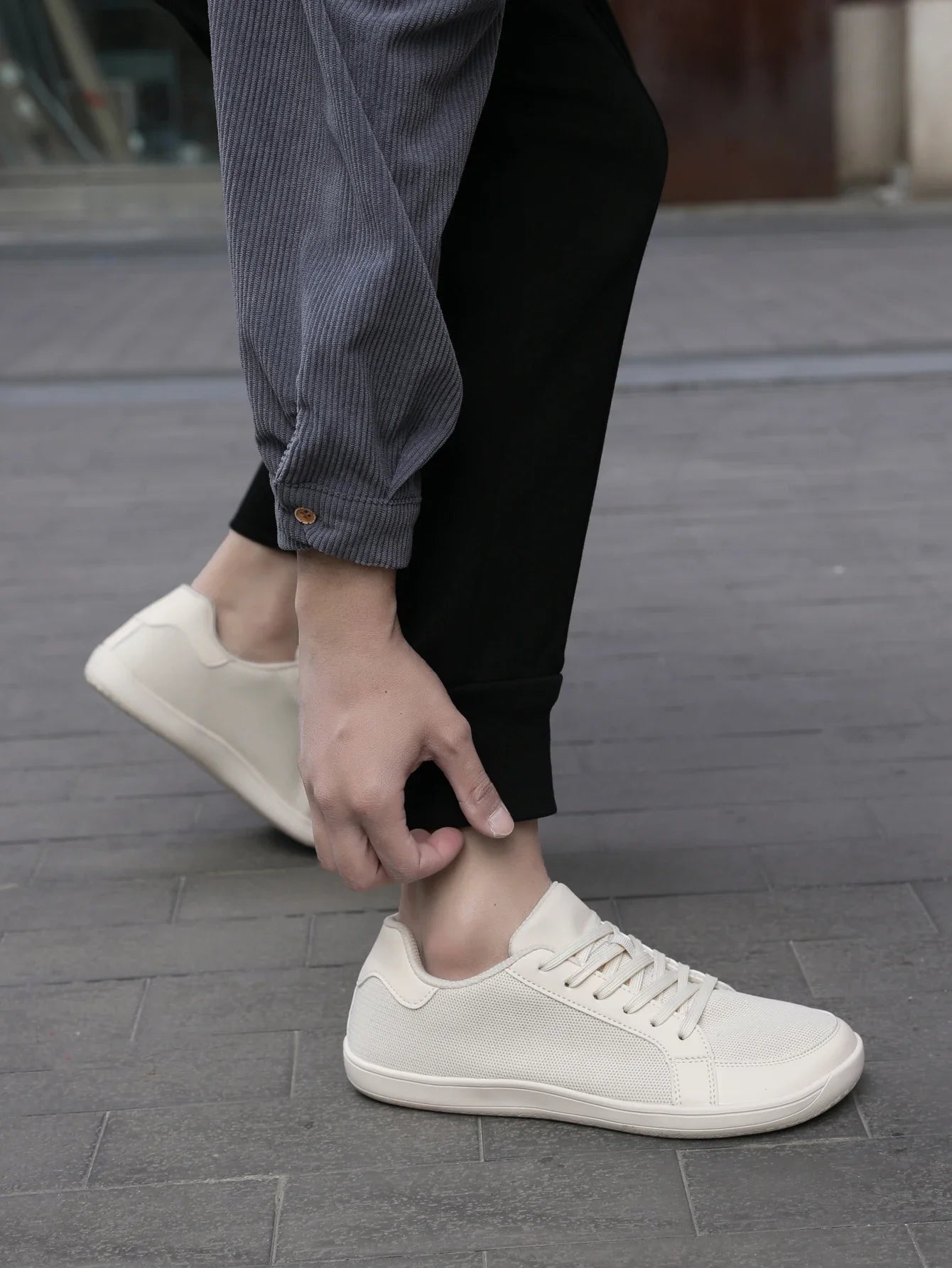 Men's Barefoot Wide Toe Box Walking Shoes Extra Width Minimalist Shoes Breathable Zero Drop Comfortable Shoes Fashion Sneakers