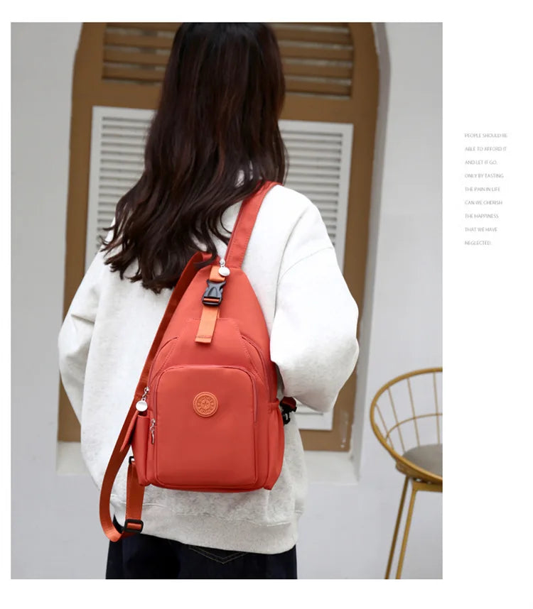 Casual Multi-Functional Nylon Chest Bag | Stylish and Practical