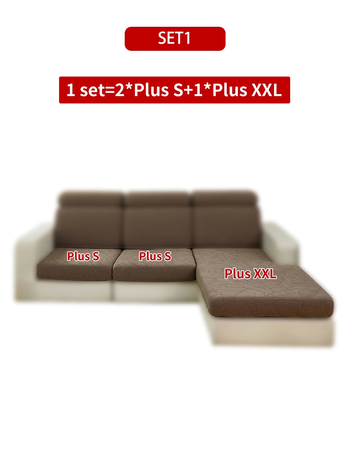 High Elastic Jacquard Sofa Cushion Cover | Pet-Friendly Protector