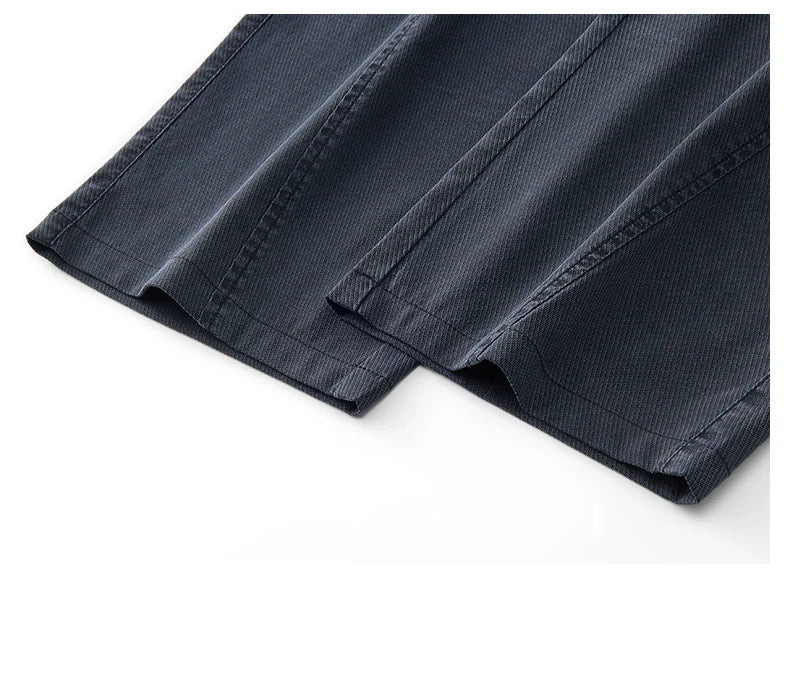Men's Summer Lyocell Fabric Jeans | Elastic Waist Loose Fit