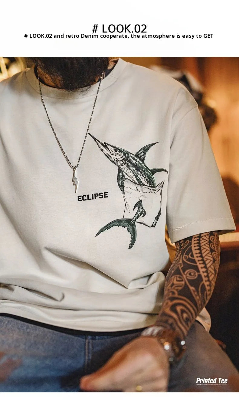 Men's Casual Printed Short Sleeve T-Shirt | Summer Comfort Tee