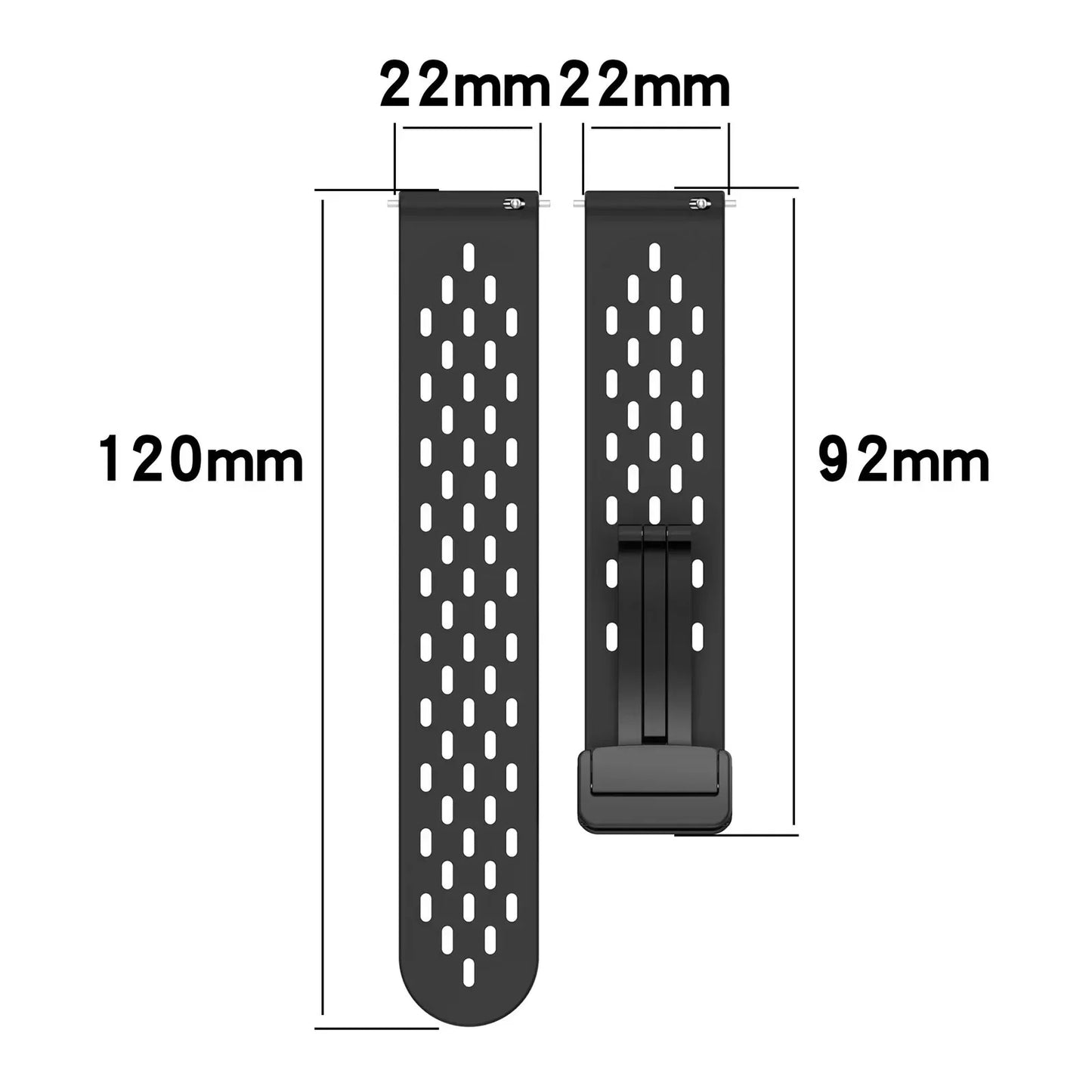 Breathable Sports Silicone Strap for Galaxy Watch | Magnetic Clasp