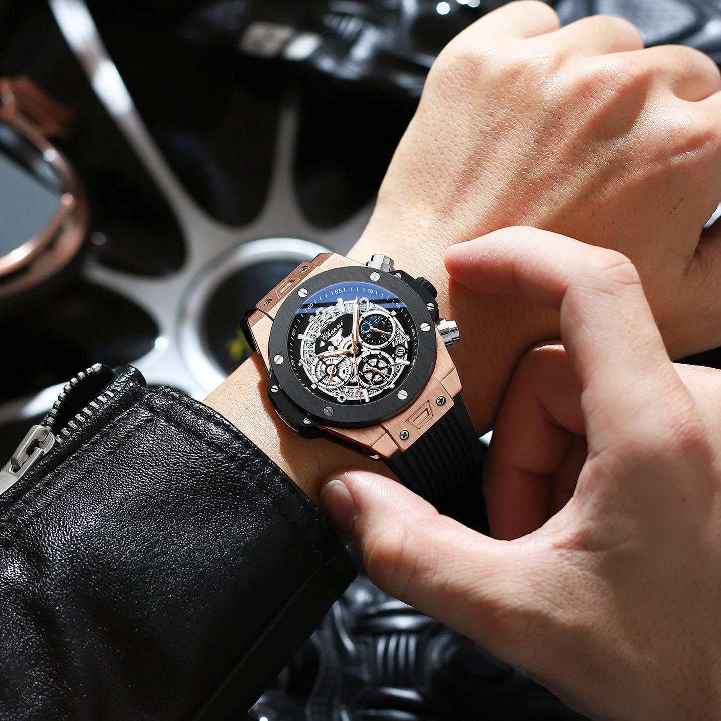 Multifunctional Waterproof Military Sports Watch for Men