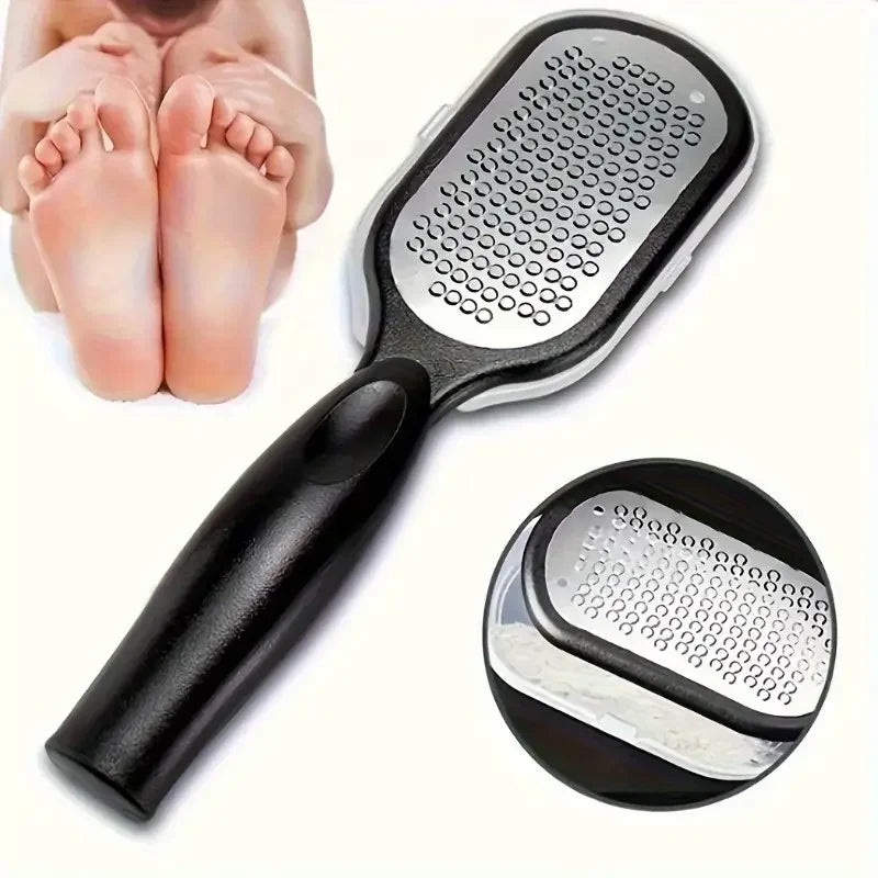 Ergonomic Stainless Steel Foot File | Home Pedicure Essential
