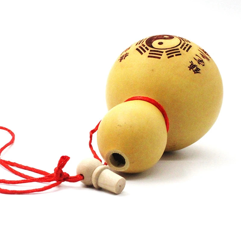 Mini Wine Gourd Ornament | Traditional Carving for Festivities