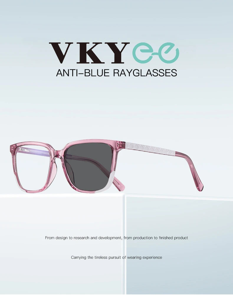 Stylish Women's Square Frame Anti-Blue Light Glasses