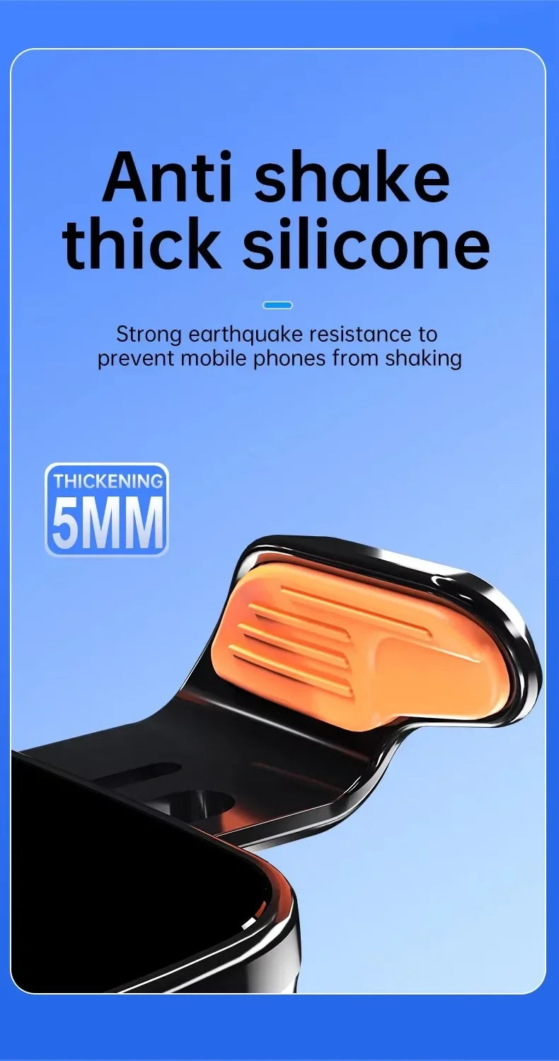 Wireless Car Charger with Fast Charge & Clamping Holder