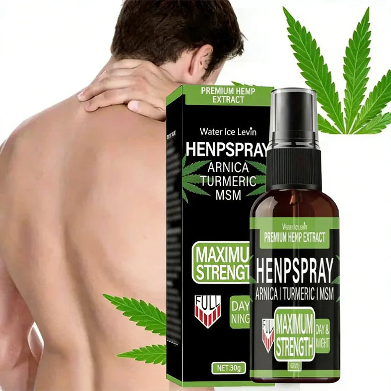 Premium Hemp Spray Extract with Arnica & Turmeric | Powerful Relief