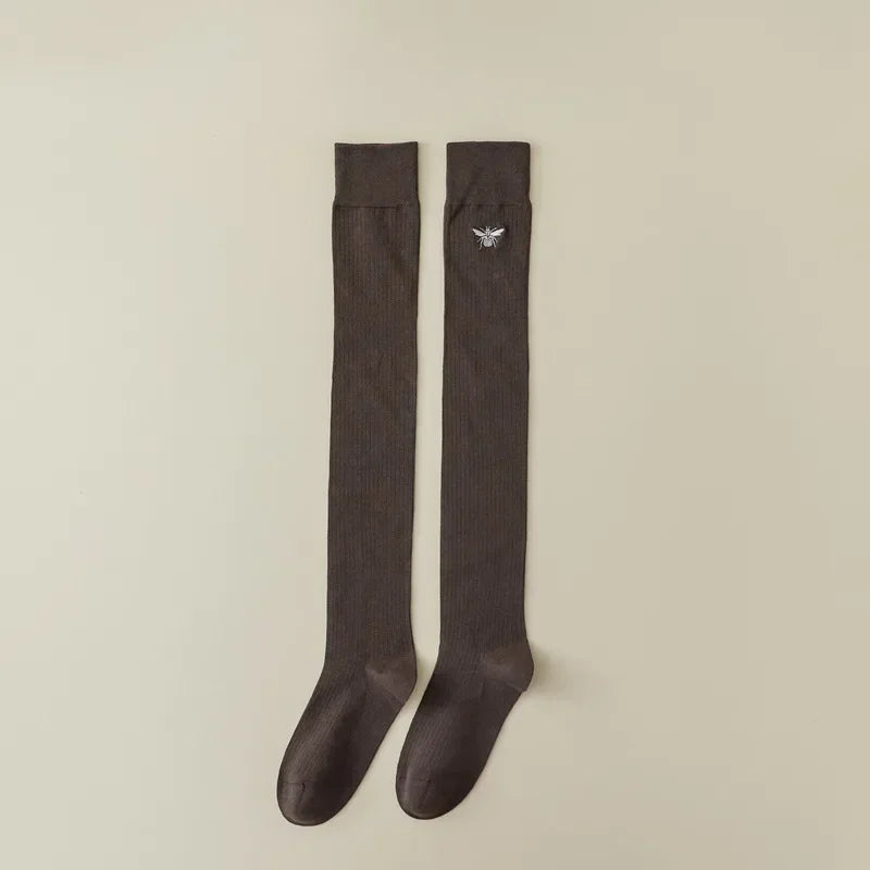 Stylish Women's Cotton Thigh High Stockings | Trendy and Comfortable