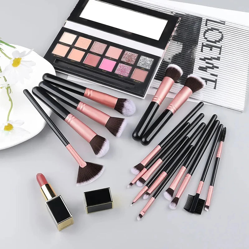 16PCS Soft Fluffy Makeup Brushes Set for Perfect Application