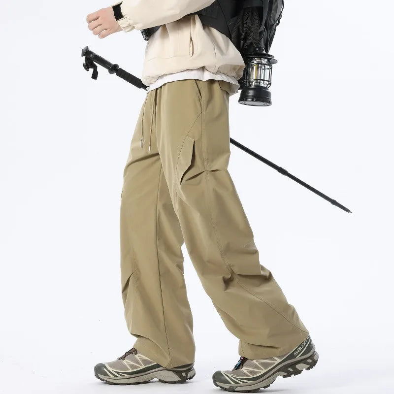 Men's Multi-Pocket Cargo Overalls | Stylish Baggy Trousers for Summer