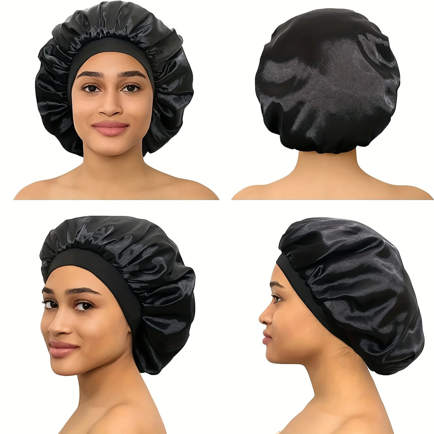 Women's Satin Sleep Bonnet | Smooth Hair Protection Cap