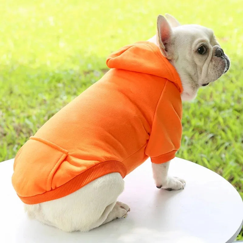 Sudaderas con capucha de algodón cálidas para mascotas | Ropa de invierno acogedora