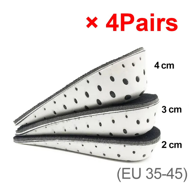 Height Increase Insoles | Breathable Memory Foam Shoe Lifts