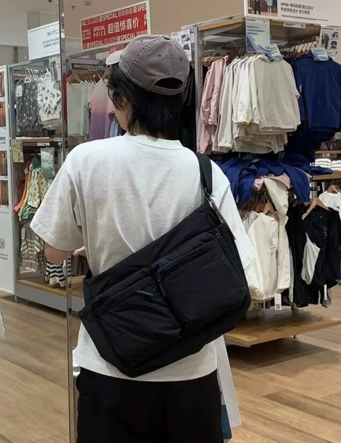 Thickened Casual Messenger Bag | Large Capacity Sports Bag