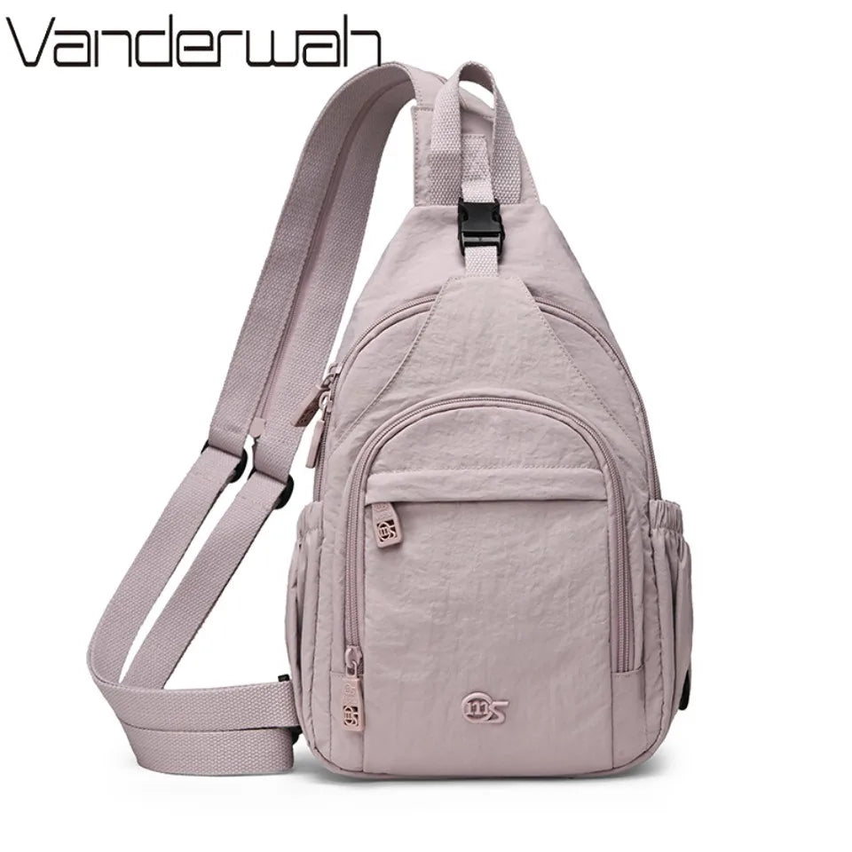 Women's 3-in-1 Convertible Shoulder Chest Bag & Backpack