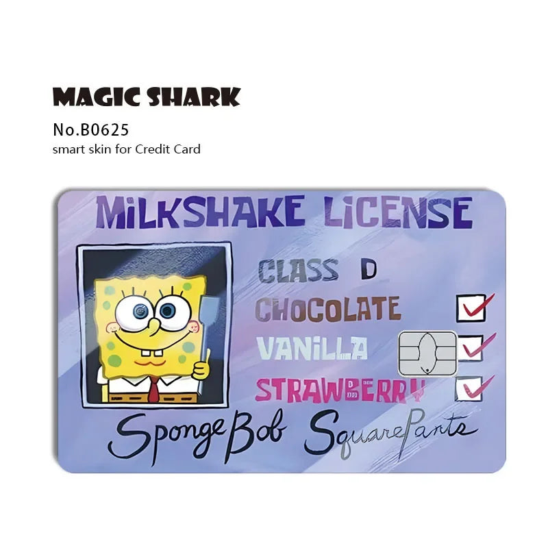 Cartoon Waterproof Skin Cover Sticker for Credit and Debit Cards