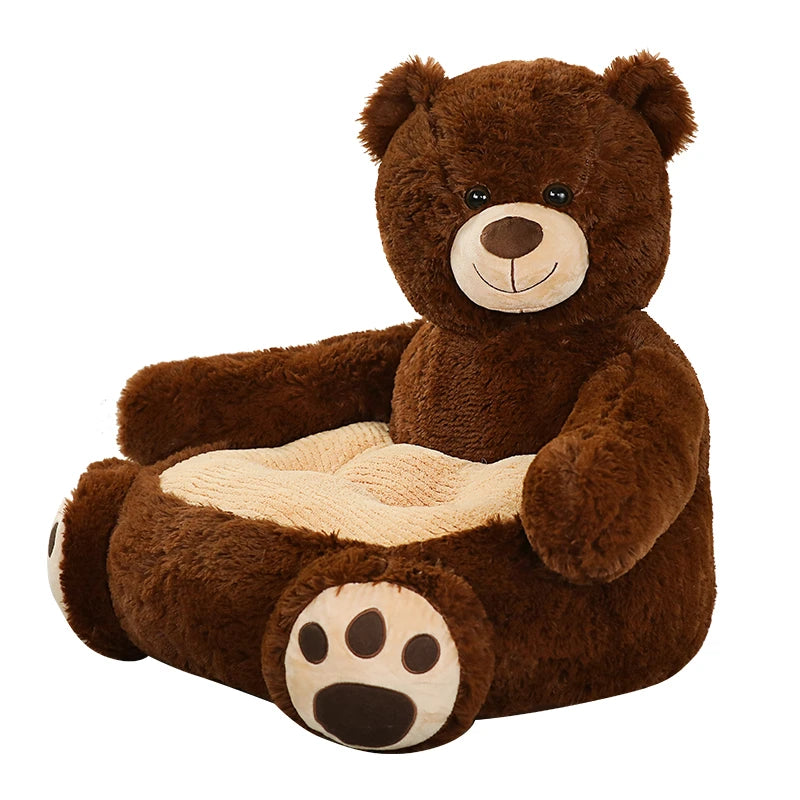 Adorable Plush Cartoon Animal Sofa Chair for Kids | Cozy & Fun