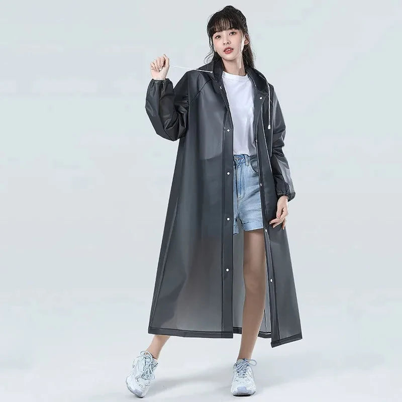 Transparent Waterproof Poncho Raincoat for All Outdoor Activities