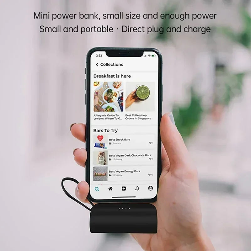 20000mAh Mini Portable Power Bank - High-Capacity External Battery