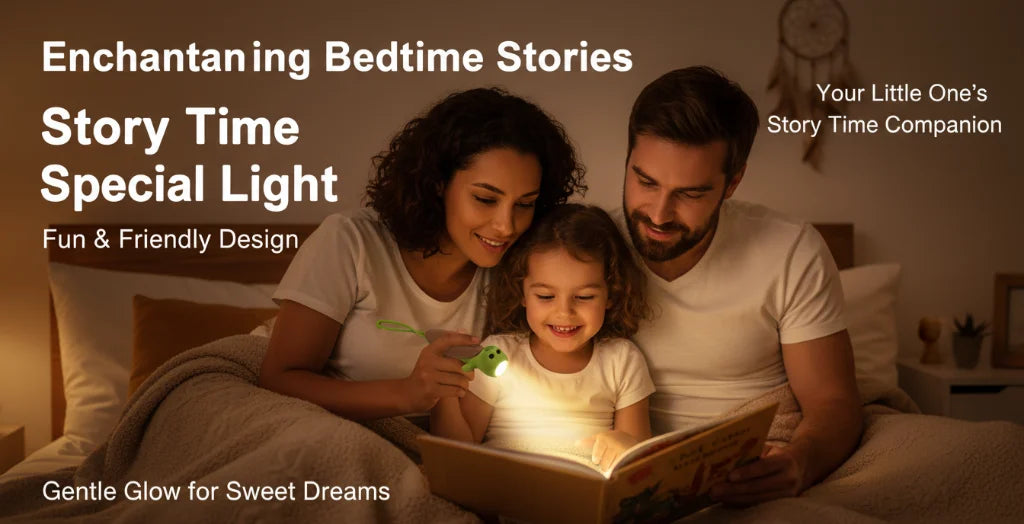Cute Bear Night Light | USB Rechargeable Kids Flashlight Lamp
