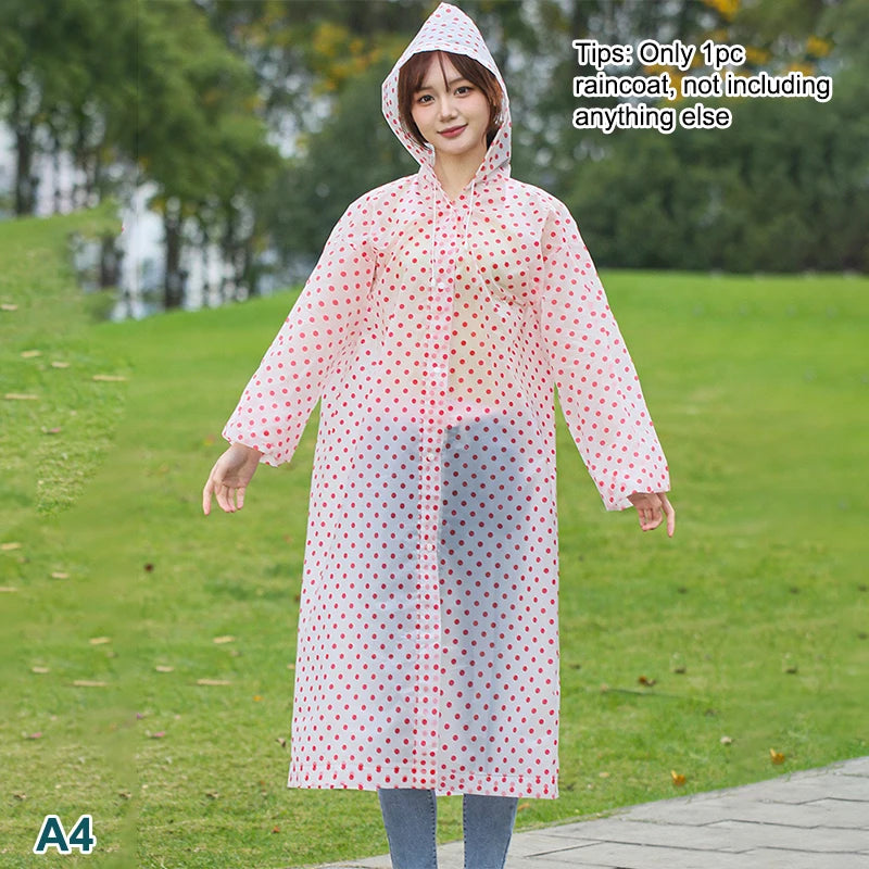 Lightweight Leopard Print Rain Poncho | Packable & Windproof