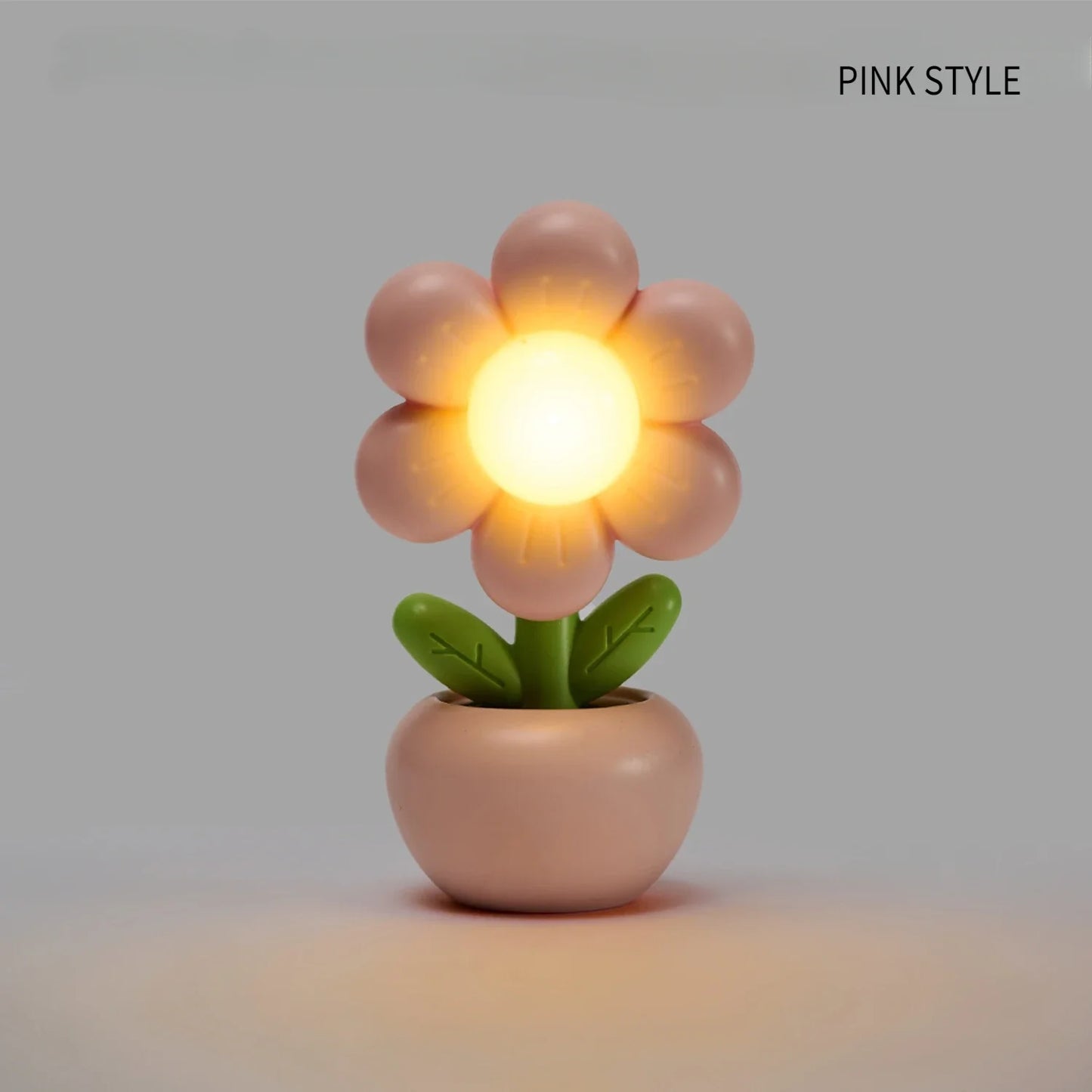 Bonita mini lámpara de noche floral | Encantadora decoración de dormitorio infantil