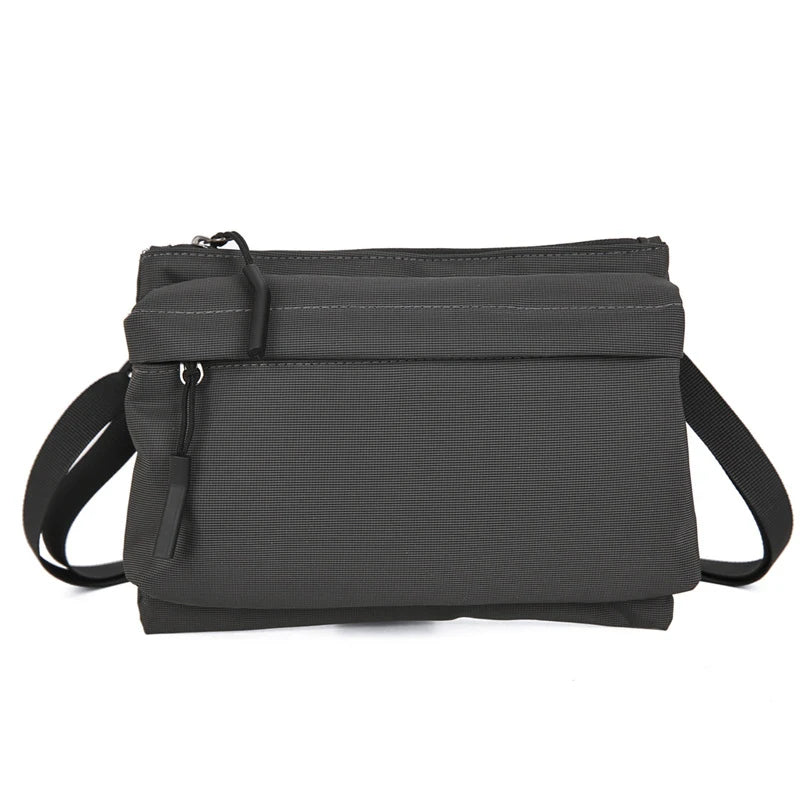 2025 New Nylon Mini Square Crossbody Bag Korean Style Unisex Shoulder Bag Casual Waterproof Small Wallet
