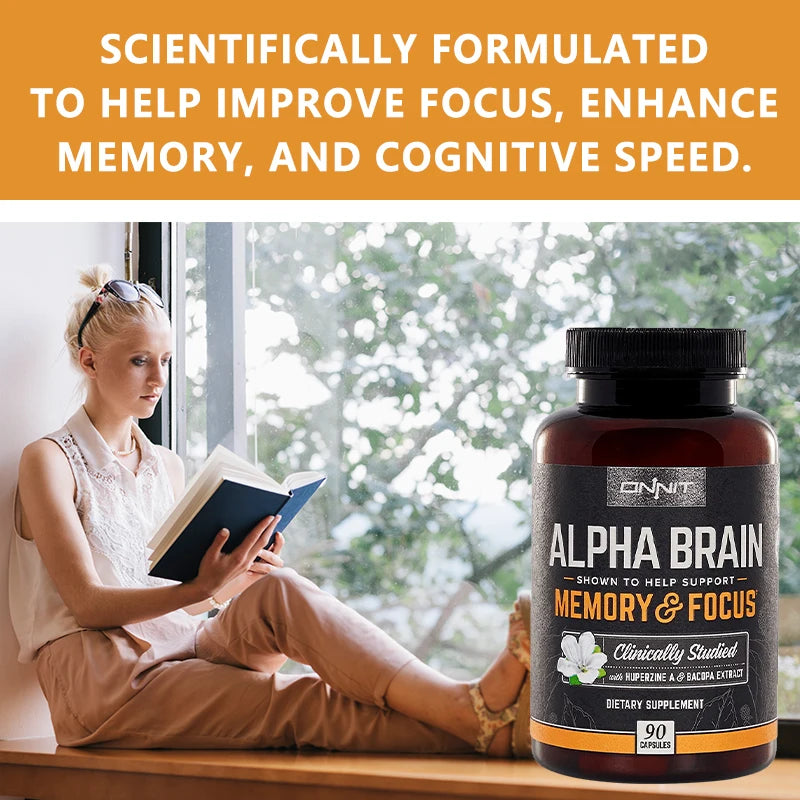 Premium Nootropic Brain Supplement for Focus & Memory