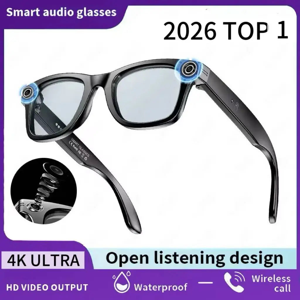 AI Smart Glasses with 13MP Camera & Language Translation