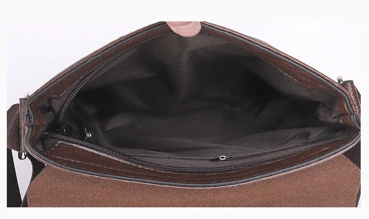 Luxury Vintage Leather Messenger Bags for Men | Stylish Shoulder Bag