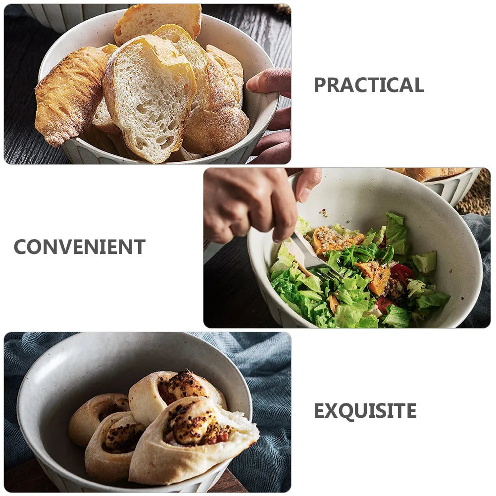 Premium Ceramic Noodle Bowl | Versatile Multifunctional Serving Dish