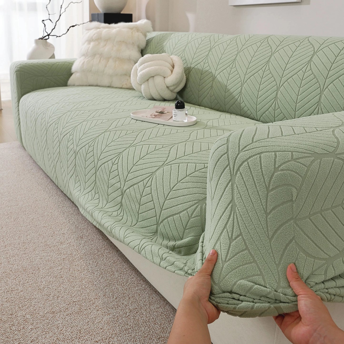 Elastic Anti-Slip Sofa Cushion Cover | Pet & Child Friendly Protection