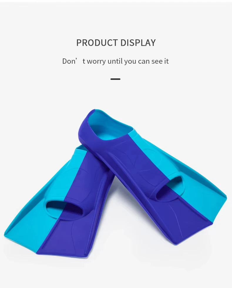 Silicone Swim Fins for Kids & Adults | Perfect for Pool Training