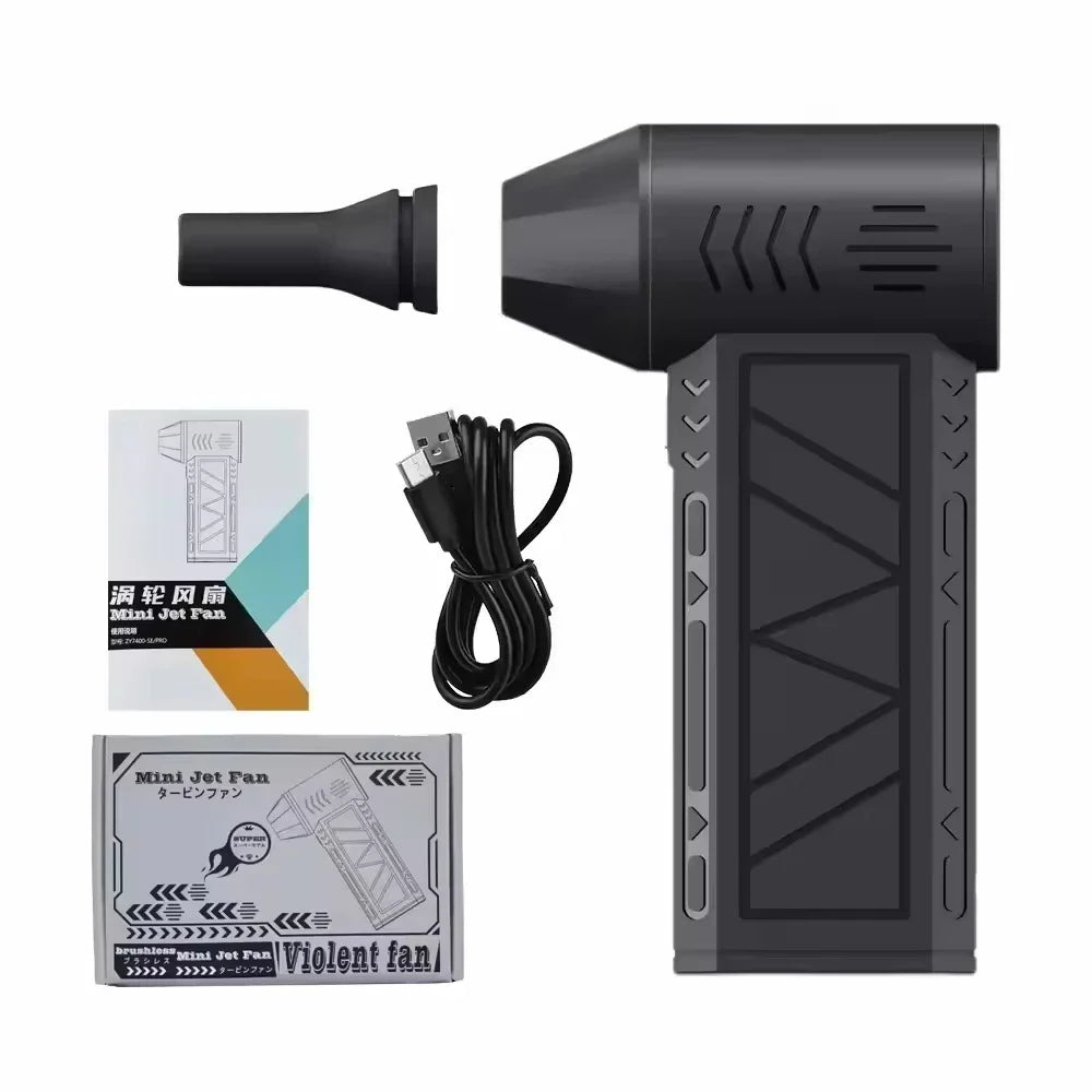 130000RPM Rechargeable Dust Blower with LED Light | Powerful Air Duster