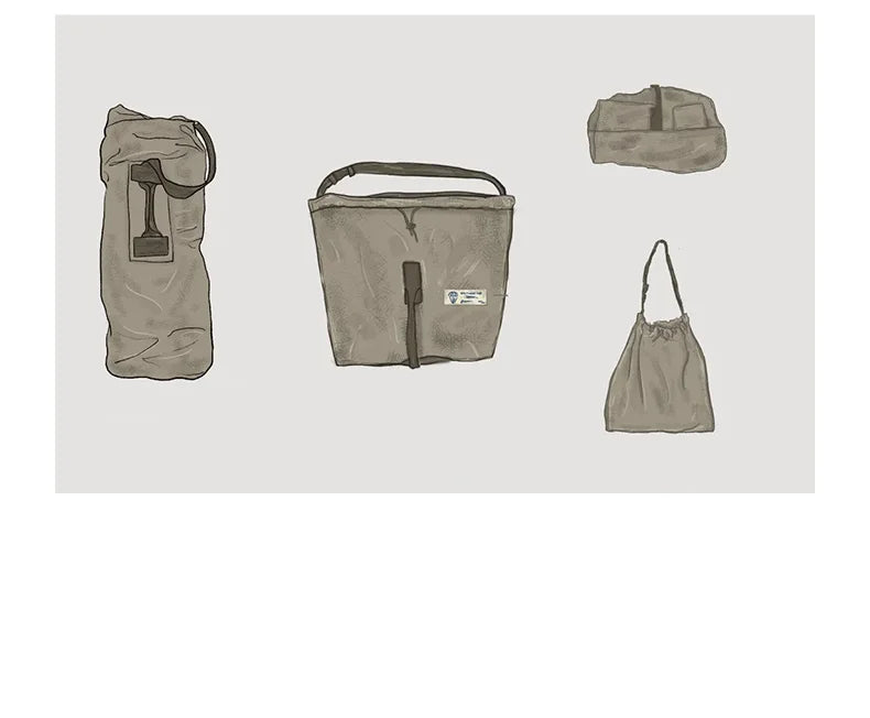 Large-Capacity Tie-Dye Canvas Shoulder Bag | Vintage Style Travel Bag