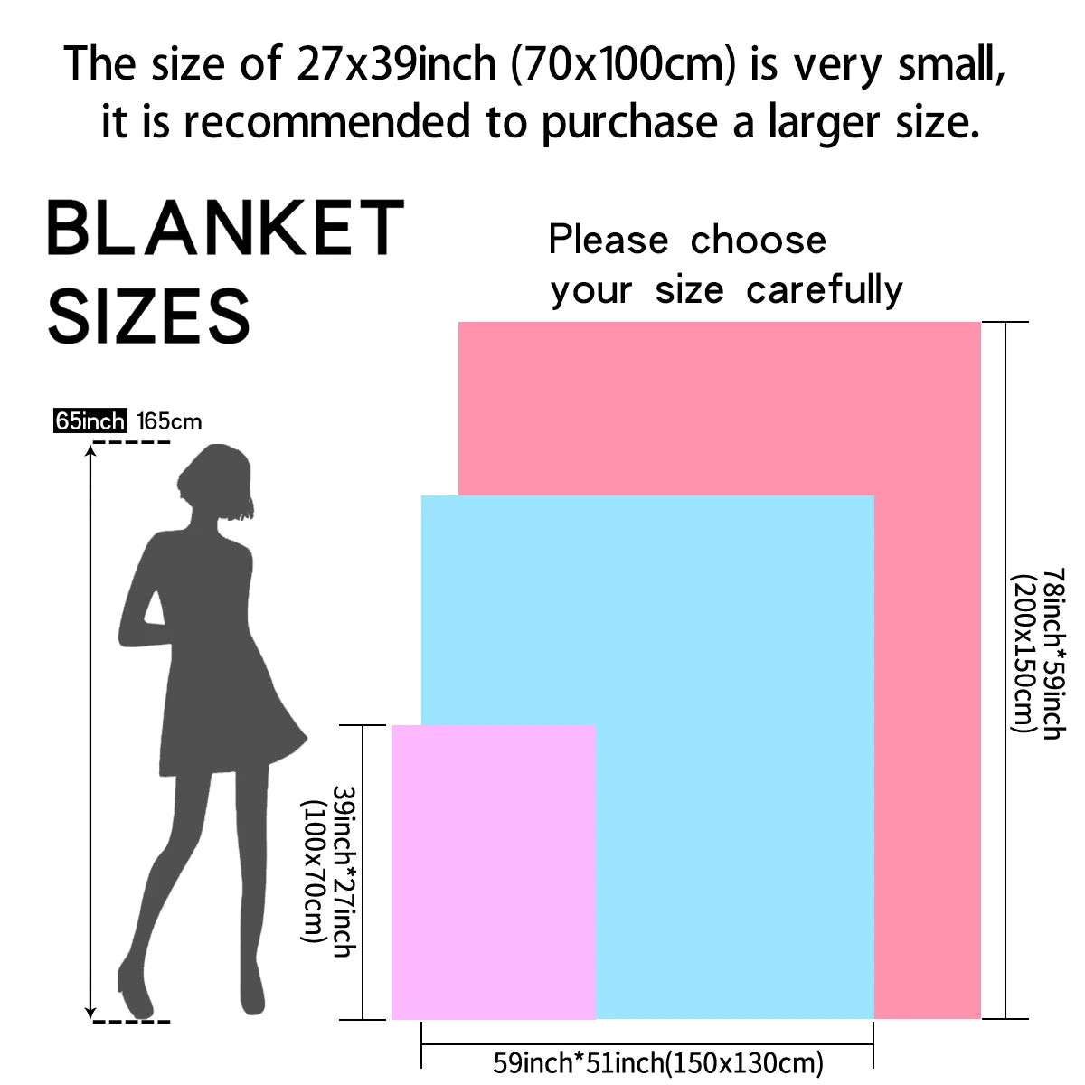 Thick Warm Flannel Blanket | Cozy Fleece Throw for All Seasons