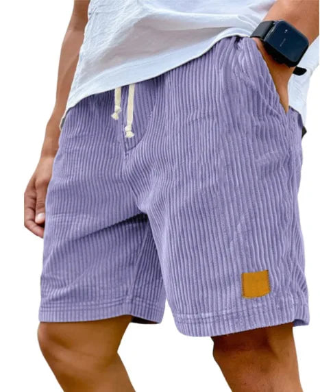 Men's Retro Corduroy Casual Shorts | Stylish Summer Essential