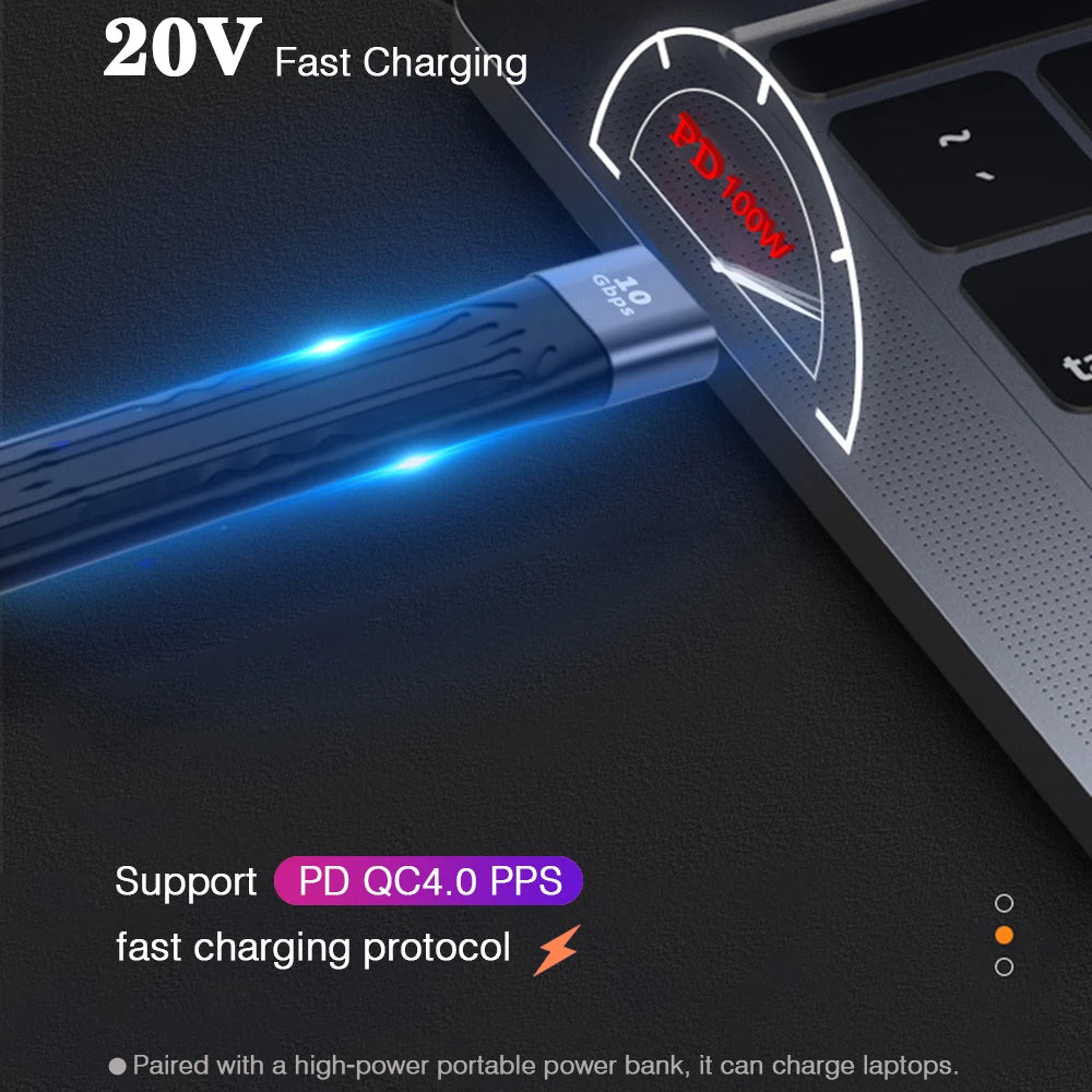 USB 3.1 10Gbps Data Transfer Cable | Fast Charging & High-Speed