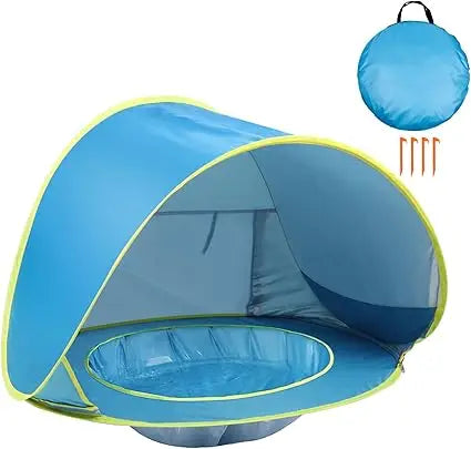 Portable Beach Shade Tent for Infants | UV Protection & Easy Setup