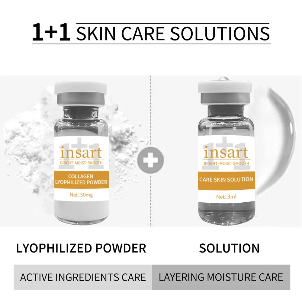 Anti-Aging Collagen Lyophilized Powder Facial Serum | Firming Set