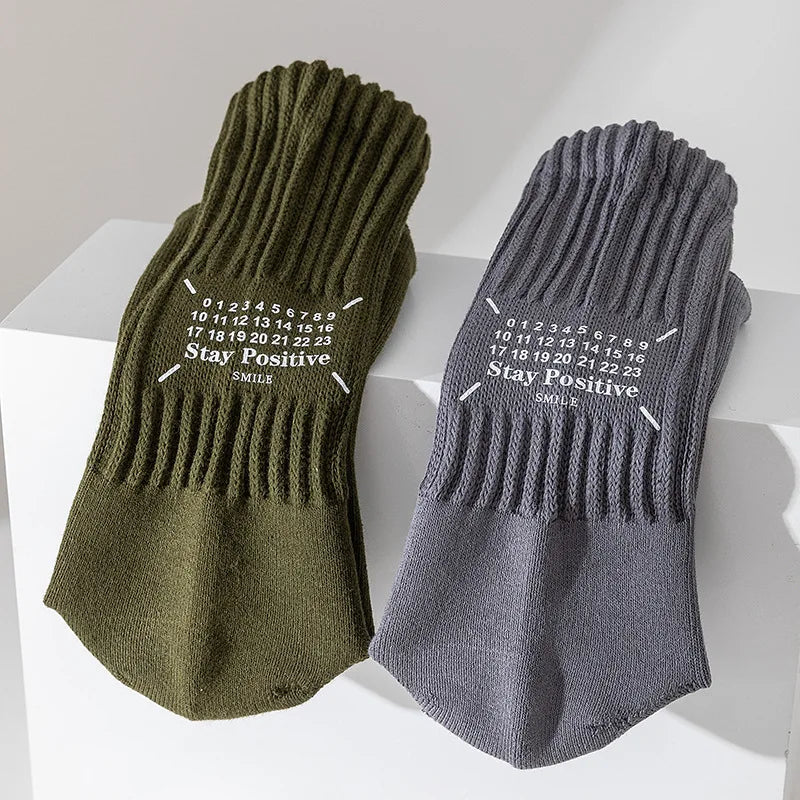 Cozy Vintage Sports Tube Socks for Men | Thickened Comfort Fit