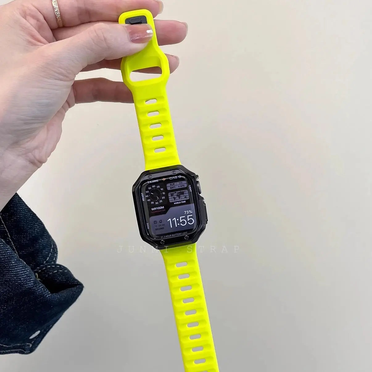 Soft Silicone Sport Strap & Case for Smartwatch | Comfort & Style