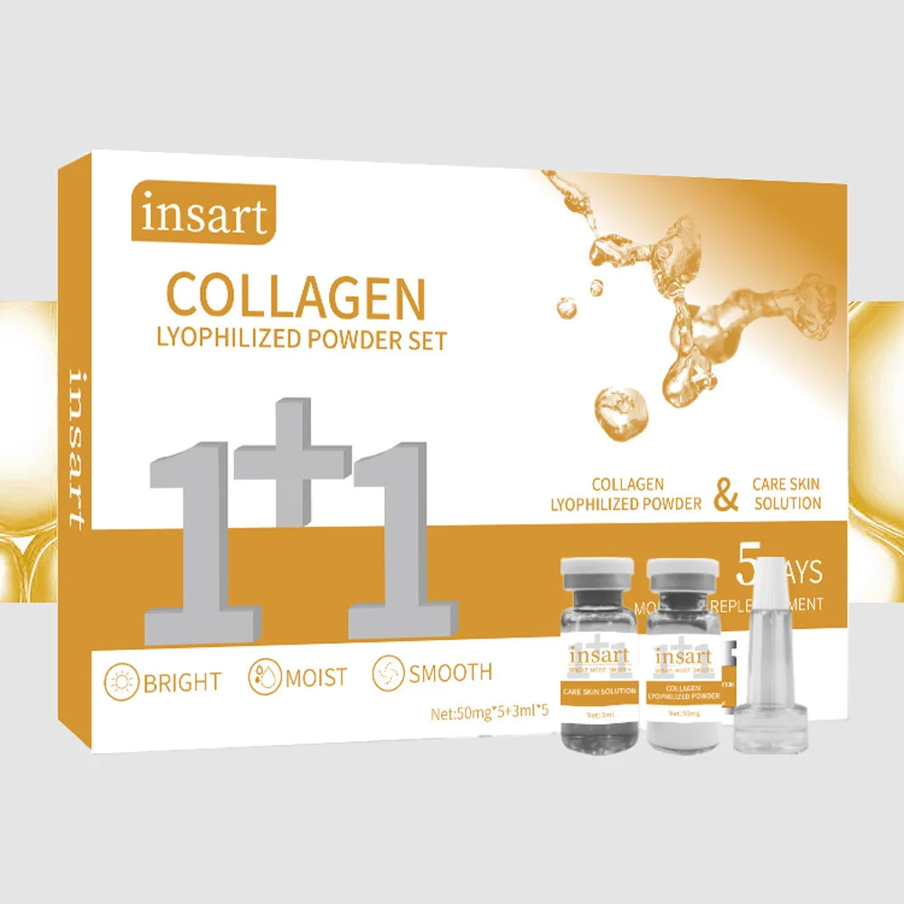 Anti-Aging Collagen Lyophilized Powder Facial Serum | Firming Set
